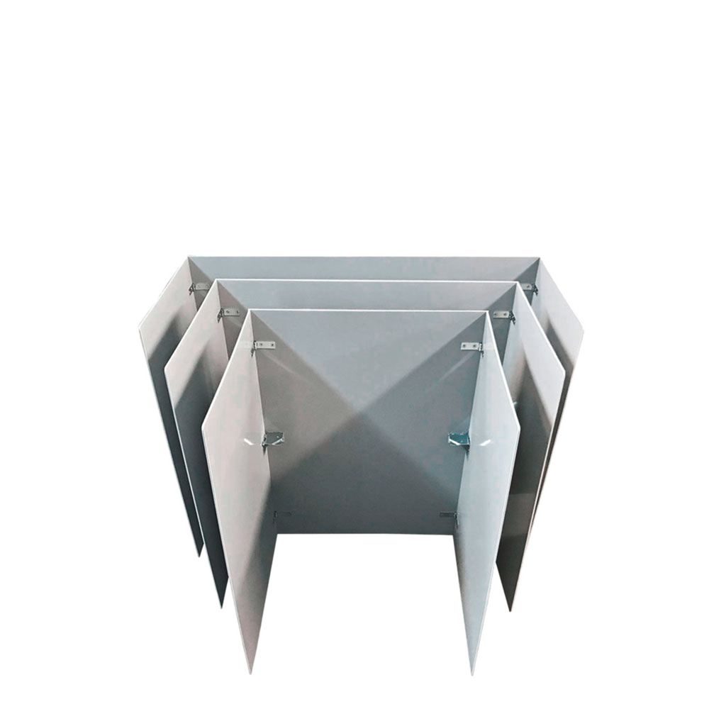 Wahlkabinen in verschiedenen Größen